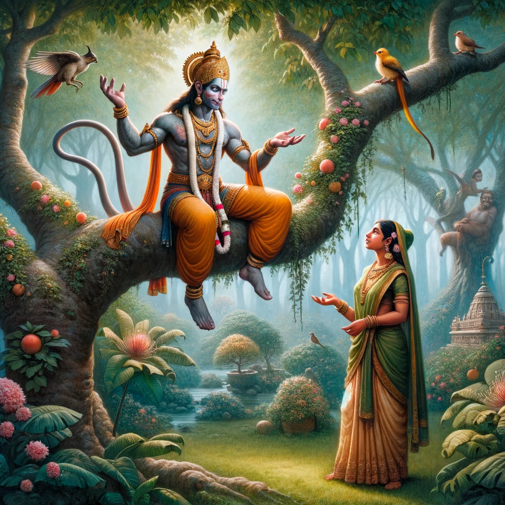 Sita Hears Hanuman
